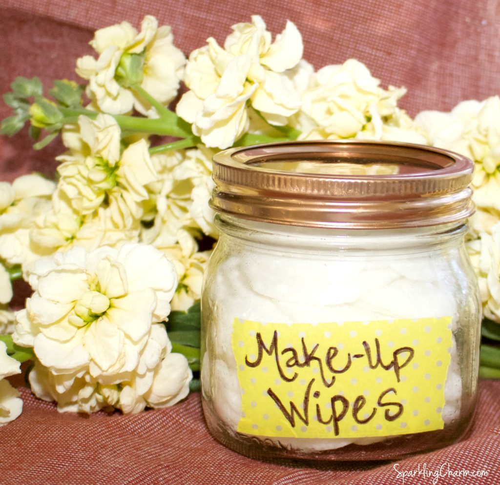 Homemade Make-Up Remover Wipes - Sparkling Charm