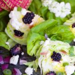 Blackberry + Goat Cheese Lettuce Wedges