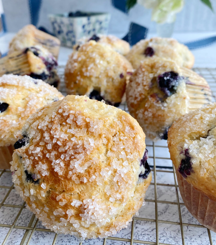 The Best Ever Homemade Buttermilk Blueberry Muffins