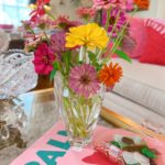 Arranging Zinnias In A Vase & My Friend Jana